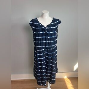 Torrid Navy Blue Tie-Dye Dress. Size 3